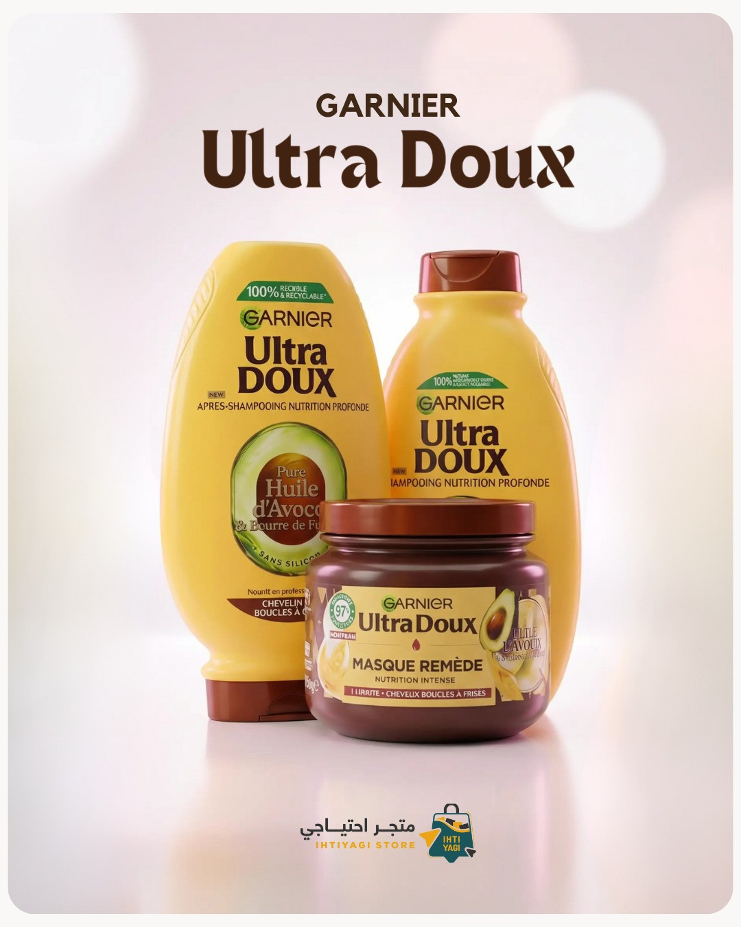 Ultra doux gamme shampooing après shampooing masque